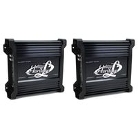 LANZAR 1000W 2 Channel Car Digital Amplifier Power Amp Stereo MOSFET (2 Pack)