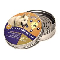 Laypet Dog Flea and Tick Control Collar - 12 Months Flea and Tick Control for Dogs - Natural, Herbal, Non-Toxic Dog Flea Treatment