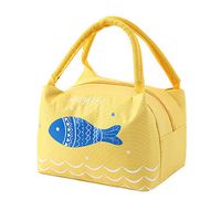 XGao Lunch Bags Tote Bag Reusable Insulated Thermal Cooler Pouch Box Organizer Large Lunch Packet Holder Lunch Container for Outdoor Travel Picnic Women Men Adults Kids Nurse Teacher Work (YE)