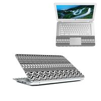 MightySkins Skin Compatible with HP Chromebook 14" (2018) - Black Aztec | Protective, Durable, and Unique Vinyl Decal wrap Cover | Easy to Apply, Remove, and Change Styles | Made in The USA