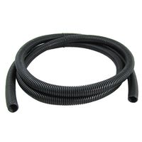 uxcell 3/4 inches Dia Black Flexible Insulation Corrugated Tube 2M