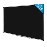 Black Magnetic Chalk Board | Aluminium Framed | Excellent Solution for Art, Notes and Memos | 5 Sizes Available | 18" x 24" (1.5'x 2')