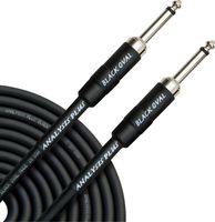 Analysis Plus Black Oval Instrument Cable 1/4" Straight 10 Feet