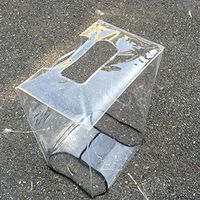 Luggage Cover Protector Bag PVC Clear Plastic Suitcase Cover Protectors Travel Luggage Sleeve Protector (20 Inch)