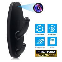 HSKAH Hidden Camera Clothes Hook Spy Camera HD 1080P Video Recorder Wireless Camera Motion Detection Camcorder for Indoor Home Security Monitoring Nanny Cam