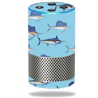MightySkins Skin Compatible with Amazon Echo (2ND Gen) - Billfish Stripes | Protective, Durable, and Unique Vinyl Decal Wrap Cover | Easy to Apply, Remove, and Change Styles | Made in The USA