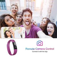 masite Unisex Waterproof Digital Display Buckle Closure Smart Bracelet Health Wristband Smart Watches