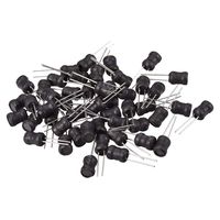 uxcell 50pcs Two Lead 4.5mH 7x10 7mm X 10mm Radial Leaded Power Inductors 20% Tolerance