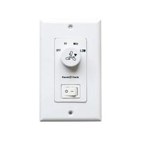 Ceiling Fan Wall Control Universal 3 Speed Wall Mounted Fan Control Replacement Control Kit for Minka Aire Westinghouse Hunter Harbor Breeze Ceiling Fans with Lights, Box Not Included