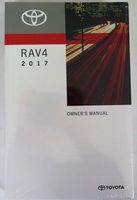 2017 Toyota Rav4 Owners Manual Guide Book