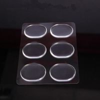 Voberry® 6Pcs Classical Silicone Cushion Gel Heel Foot Care Shoe Insert Pad Insole (Clear)