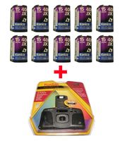10 Rolls 400 15 APS Film + FREE Kodak Nexia Advantix Camera Flash