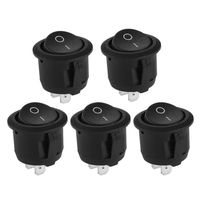 5X On/Off Press Buttons Rocker Switch Toggle For Car Auto Boat Vehicle Durable Mini