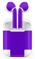Vinyl Decal Sticker Protective Skin Compatible with Apple Airpods Gloss Purple