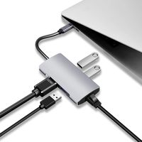 Type C Donlge, USB C Hub HDMI Ethernet, with 4K USB C to HDMI, Gigabit Ethernet, 3 USB 3.0 Ports, JoyReken MultiPort Docking Station for MacBook Pro 2019/2018/2017, Chromebook, XPS,HP Spectre, Galaxy