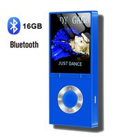 MP3 Player, Hotechs.16GB MP3 Player with Bluetooth. HiFi Lossless Sound Music.MP3 Music Player with FM Radio Voice Recorder E-Book 1.8''Screen Pedometer,Support up to 128GB
