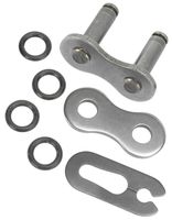 RK Racing Chain 520SO O-Ring Chain Steel Finish Clip-Type Connecting Link
