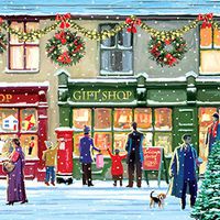 Christmas Paper Luncheon Napkins 2 X 20pcs 13"x13" Christmas Shopwindow