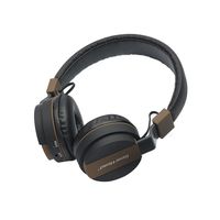BT8875M Dynamic Bass Bluetooth Wireless Headphones with Microphone & Media Controls Black