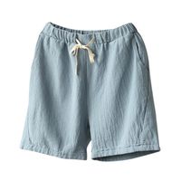 Women Linen Shorts Pants, NDGDA Ladies Casual Cotton Elastic Waist Summer Slim Lady Short Pants