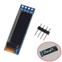 Gump's grocery 0.91'' 128x32 IIC I2C Blue OLED LCD Display DIY Module DC3.3V 5V for PIC Arduino