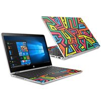 MightySkins Skin Compatible with HP Pavilion x360 15.6" (2018) - Hyper | Protective, Durable, and Unique Vinyl Decal wrap Cover | Easy to Apply, Remove, and Change Styles | Made in The USA