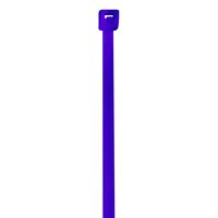 Partners Brand PCT422E Colored Cable Ties, 18#, 4", Purple (Pack of 1000)