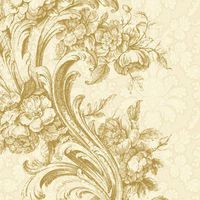 Embossed Lace Royal Elegant Paper Luncheon Napkins Baroque Style Gold 40pcs Christmas