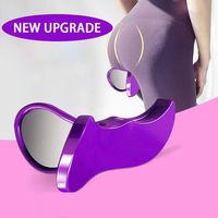 Pelvic Floor Muscle and Inner Thigh Exerciser, Correction Beautiful Buttocks Bladder Control Device Postpartum Rehabilitation (Purple)