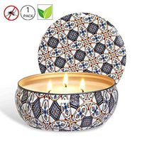 YIHANG Citronella Candle Scented Soy Wax 3 Wick Tin, 75 Hour Burn, Outdoor and Indoor