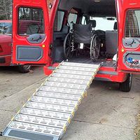 Roll-A-Ramp 36" Wide Manual Bi-Fold Van Wheelchair Ramp System (8' Foot)