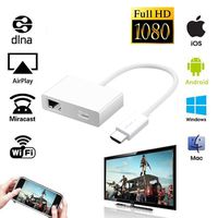 WiFi Display Dongle, iBosi Cheng Wireless Display Receiver Wireless Audio Receivers Support Full HD 1080P for iOS & Android Smartphone, Mac OS & Windows Laptops, Works with Google Assistant