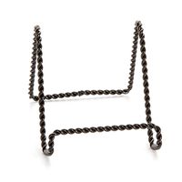 Darice 5202-65 Twisted Wire Easel Stand, 6-Inch, Black