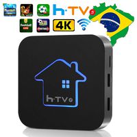 htv 5 6 Brazil Brasil Brazillian Box，2019 Newest HTV Box Brasil HTV 5 6 Better Than iptv 6 8 TV More Than 300+ Popular Vivo 4K Canais Brasileiros, maciço filmes, vídeo, Drama