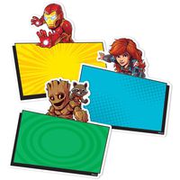 Eureka Back to School Marvel Super Hero Adventure Paper Cut Out Classroom Decorations for Teachers, 36pc, 5.5'' W x 5.5'' H