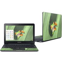 Mightyskins Skin Compatible with Samsung Chromebook 3 11.6" - Froggy | Protective, Durable, and Unique Vinyl Decal Wrap Cover | Easy to Apply, Remove, and Change Styles | Made in The USA