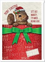 Holiday Gift Bag for Marijuana (Naughty and Nuts)