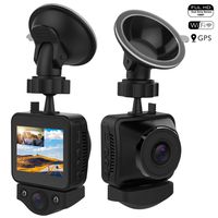 Matego Uber Dual Dash Cam 1080P Front and Inside Cabin Car Camera,Dashboard Driving Recorder with GPS WiFi,Sony Starvis IR Night Vision, Parking Monitor, G-Sensor, Motion Detection, WDR for Cars Lyft