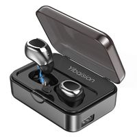 YIBAISION Wireless Earbuds, Bluetooth 4.2 Sweatproof Sports Wireless Headphones with 2200 mAh Charging Case Built-in Mic and Noise Cancelling Stereo for iPhoneX/8/7/6/5 Samsung S9/S8/S7/S6/S5