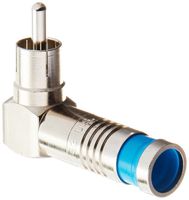 Platinum Tools 18065RA    RCA RG6Q RA Compression, Nickel Plated, 25-Pack