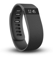 Fitbit Charge Wireless Activity Wristband, Black, Large