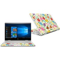 MightySkins Skin Compatible with HP Envy x360 Convertible 15" (2018) - Flower Garden | Protective, Durable, and Unique Vinyl Decal wrap Cover | Easy to Apply, Remove | Made in The USA