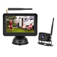 Carmour Premium Wireless Backup Camera & Monitor Kit. Improved Safety and Clear Image 5" Monitor & Rear View Camera for Car, Truck, Tractor Trailer, RV, Boat