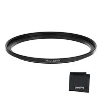 UltraPro Step-Up Adapter Ring 77mm Lens to 82mm Filter Size