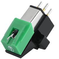 Turntable Vinyl Stylus Needle, Record Player Stylus 3 Speed 13mm Pitch Record Cartridge Vinyl Stylus for AT95E