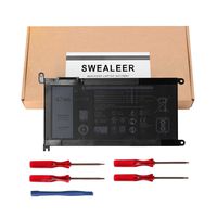 SWEALEER WDX0R Battery Compatible with Dell Inspiron 15 5568 7560 5567 13 5368 5378 7368 7378 14-7460 Laptop Replacement 3CRH3 T2JX4 FC92N [11.4V 42Wh/3500mAh WDX0R]