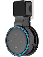 SPIDERCASE Echo Dot 3rd Gen Outlet Wall Mount Holder, Space Saving Stand for Echo Dot 3rd Generation, Place on Bedroom, Kitchen & Bathroom, Cord Arrangement to Hide Messy Wires, No Muffled Sound