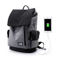 WindTook Laptop Backpack for Women and Men Travel Computer Bag School College Daypack with USB Charging Port Suits 15 Inch Notebook 2238-Gray