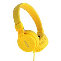 Kids Headphones,On-Ear Comfortable Foldable Headphones for Kids,Lightweight Stereo Headset for Kids Childrens Toddler Girls Boys,Kid Headphones for Cellphone PC Laptop Tablet (Yellow)