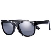 Pro Acme TPEE Rubber Flexible Kids Polarized Sunglasses for Baby and Children Age 3-10 (Black/48)